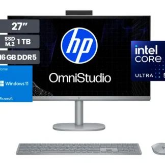 All In One HP AIO OmniStudio X CS0252LA 27″ FHD Intel Core Ultra 5-125H 16GB SSD1TB Wind11 home