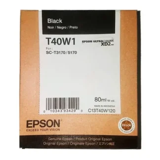 Botella de Tinta Epson T40W120 Black 80ml T3170M