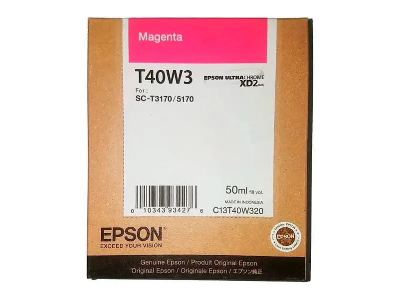 Botella de Tinta Epson T40W320 Magenta 50ml T3170M