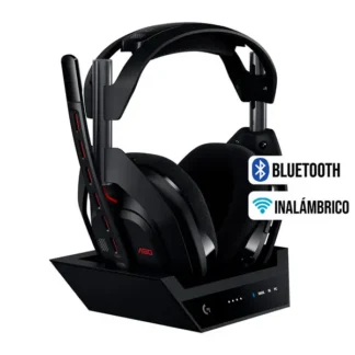 Auricular Gaming Astro A50 Lightspeed BT/Ps5/PC/xbox/Playsync Audio + Base Station Black