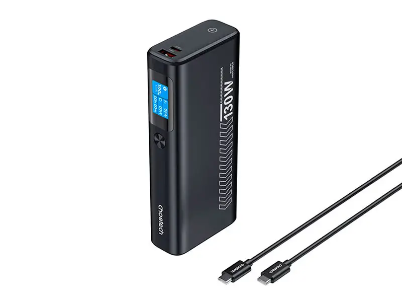 Power Bank B702 CHOETECH 20000mAh PD130W y cable de carga