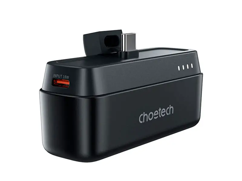 Power Bank B740-CCBK CHOETECH 5000mAh con USB-C Black