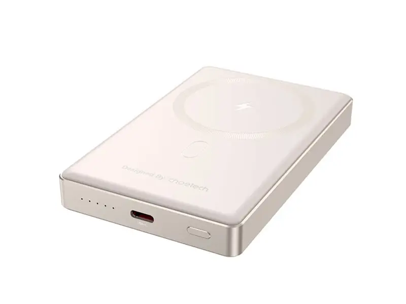 Power Bank Magnetico B739-CCCWH CHOETECH 10000mAh USB-C 20W MagSafe Blanco