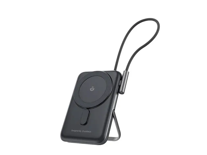 Power Bank Magnetico B735-CCBK CHOETECH 10000mAh USB-C 20W MagSafe Negro