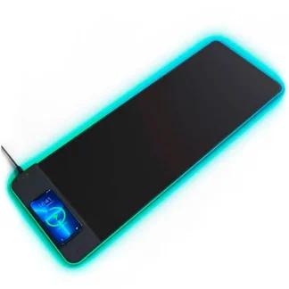 Mouse Pad RGB T543-F CHOETECH + carga rapida Qi 15W 300 x 900 mm