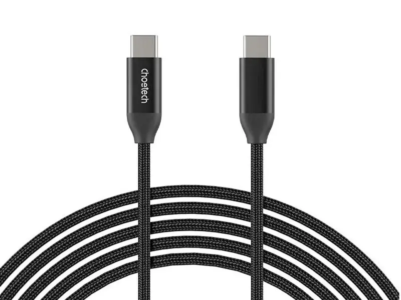 Cable USB-C a USB-C 1mt Choetech XCC-1035 PD240W Black - Imagen 3