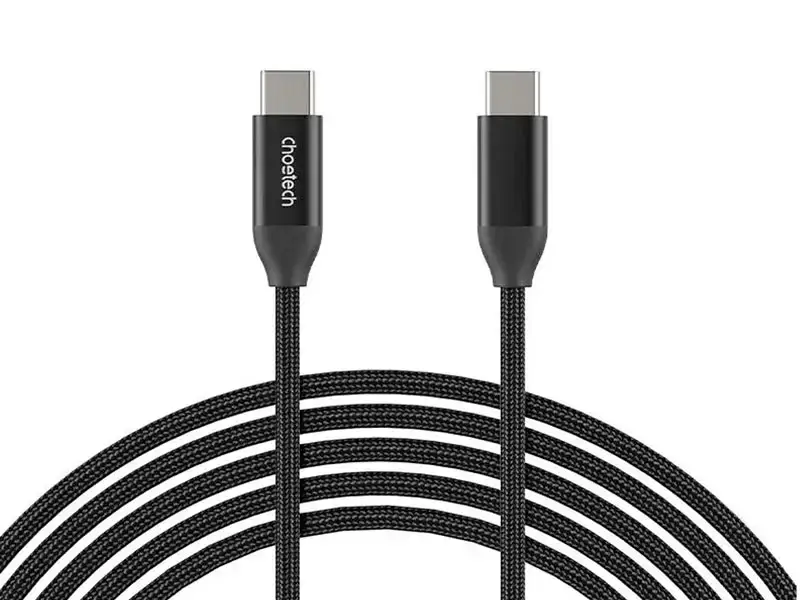 Cable USB-C a USB-C 2mts Choetech XCC-1036 PD240W Black - Imagen 3