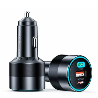 Cargador TC0011 CHOETECH de coche 130W 2 USB-C + USB-A QC3.0