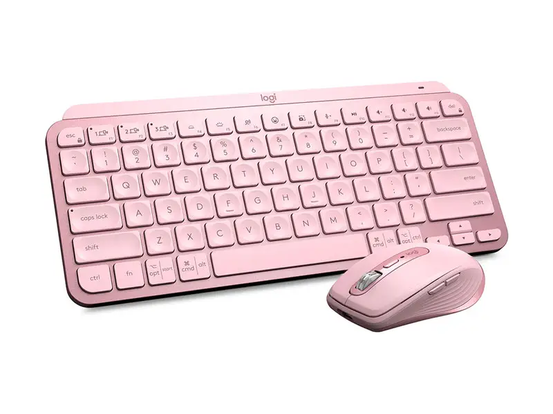 Combo Logitech MX Teclado Keys Mini + Mouse ANYWHERE 3S Rose - Imagen 2