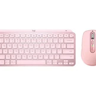 Combo Logitech MX Teclado Keys Mini + Mouse ANYWHERE 3S Rose