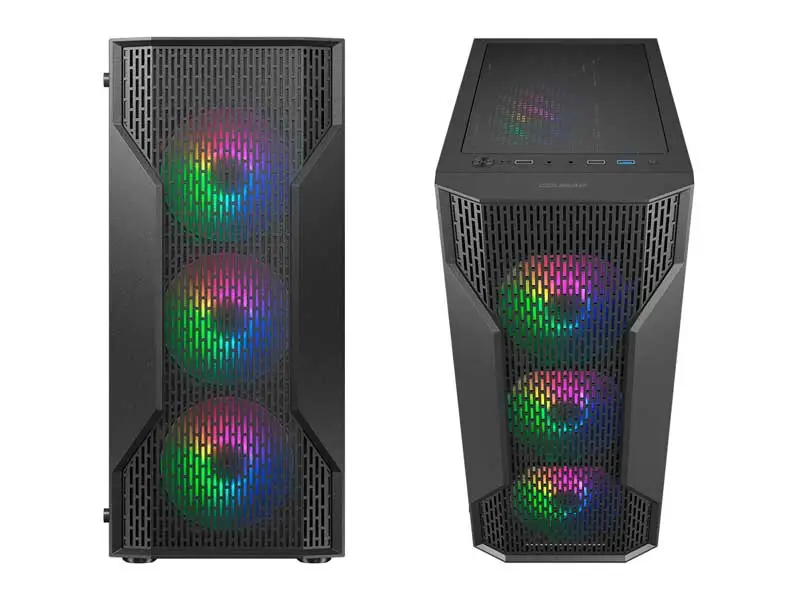 Case Cougar MX110 RGB System Build version + Fuente Atlas 650 Mid tower Black - Imagen 2