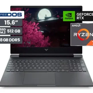 Laptop Gamer HP Victus 15-FB3019LA 15.6″ AMD Ryzen 7-7445HS 8GB SSD512GB RTX3050 6GB No incluye Windows
