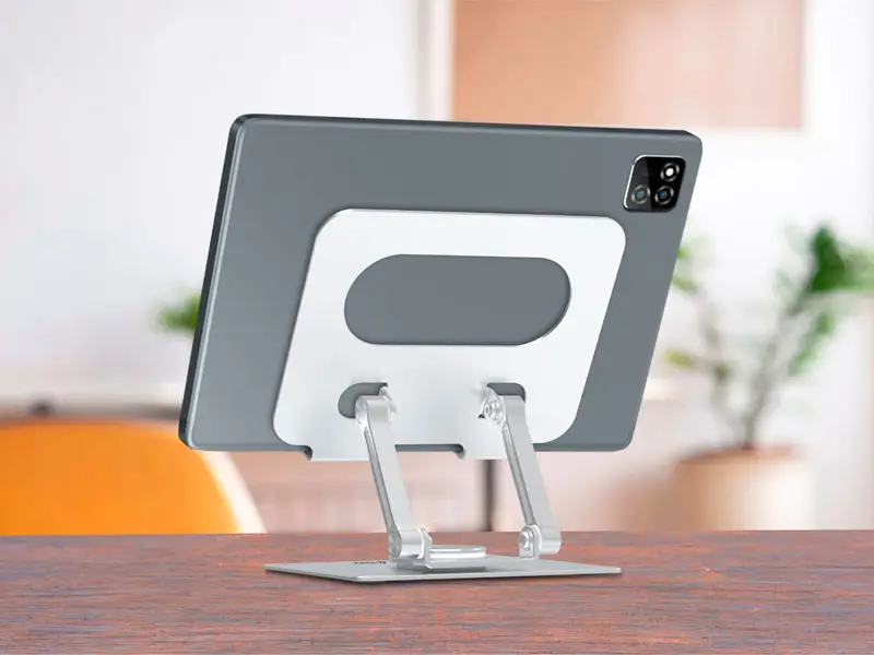 Soporte para Tablet iDock Dama i25 Giratorio 360° Aluminio Silver - Imagen 3