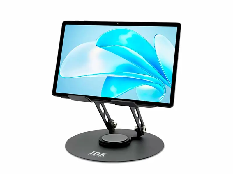 Soporte para celular/Tablet iDock Element W90 Giratorio 360° Aluminio Negro - Imagen 3
