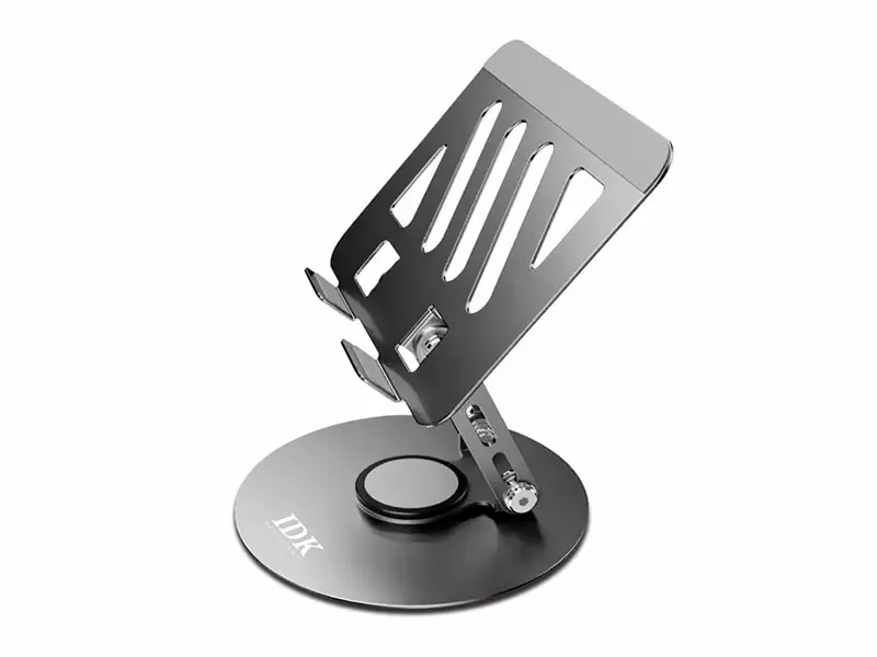 Soporte para celular/Tablet iDock Element W90 Giratorio 360° Aluminio Negro