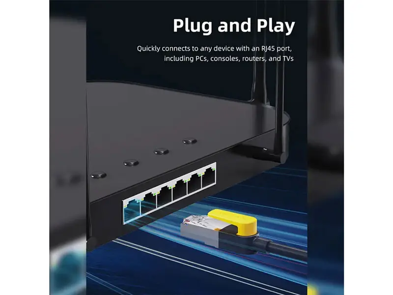 PATCH CORD CAT-7 2mts CABLETIME SSTP 10Gbps 600MHz - Imagen 3