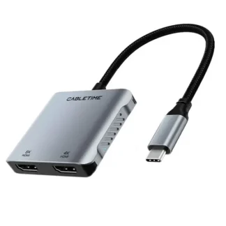 Adaptador USB-C a HDMI USB USB-C CABLETIME CB70G 4K 8K PD100W