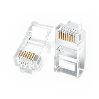Conector de Red CABLETIME CN6UW RJ-45 CAT-6 1000Mbps bolsa x 50 uds
