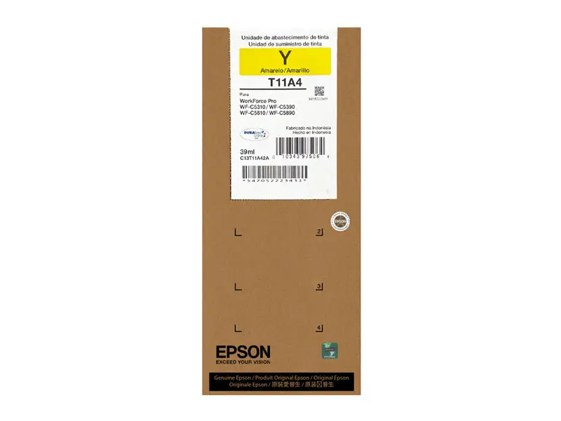 Bolsa de Tinta Epson T11A420 Yellow WF- C5310/C5390/C5810/C5890 39ML - Imagen 2