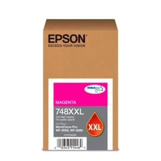 Cartucho de Tinta Epson 748 Magenta WorkForce Pro WF-6090/6590 69ml