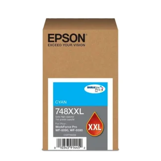 Cartucho de Tinta Epson 748 Cian WorkForce Pro WF-6090/6590 69ml