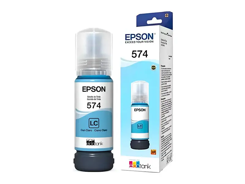 Botella de Tinta Epson T574520 Lith Cyan L8050 - Imagen 2