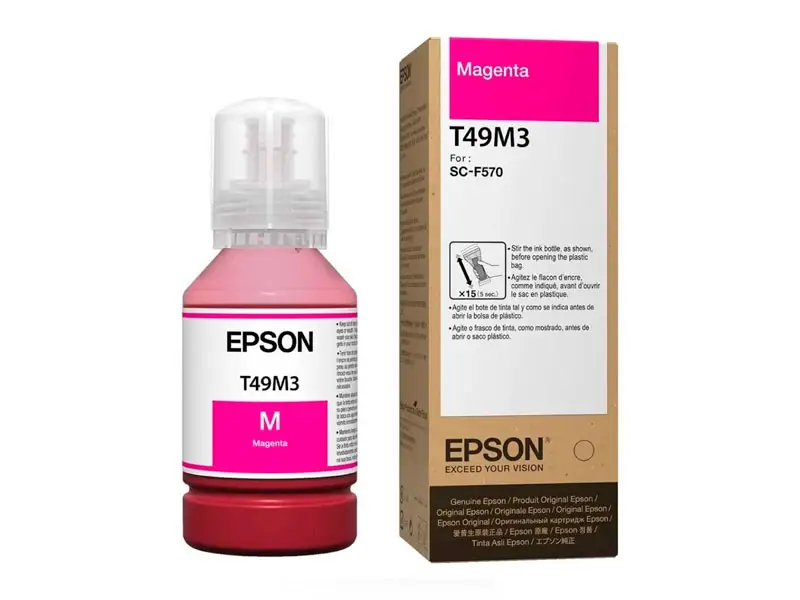 Botella de Tinta Epson T49M320 Magenta Sublimación SureColor F570/F170 - Imagen 2