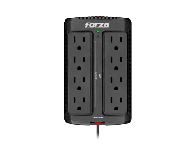 Estabilizador Forza 900VA (450w) FVR-902 8 tomas 220v - Imagen 2