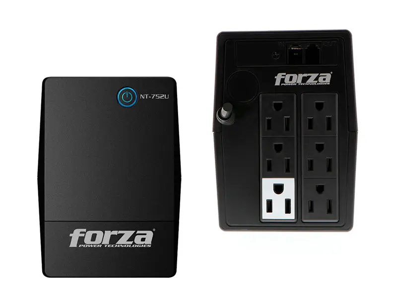 UPS Forza 750VA (375w) NT-752U 6 tomas 220v - Imagen 2