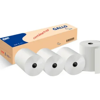 CONTOMETRO TERMICO GALLO 80mm x 80mt Negro (caja x 20 Rollo)