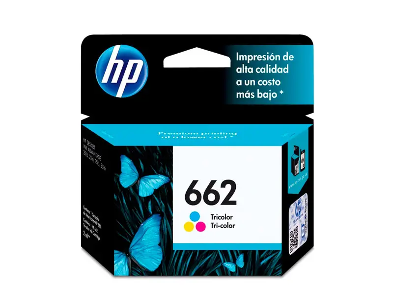 Cartucho de Tinta HP 662 Tricolor Original (CZ104AL) 1015/2515/4645 100pag