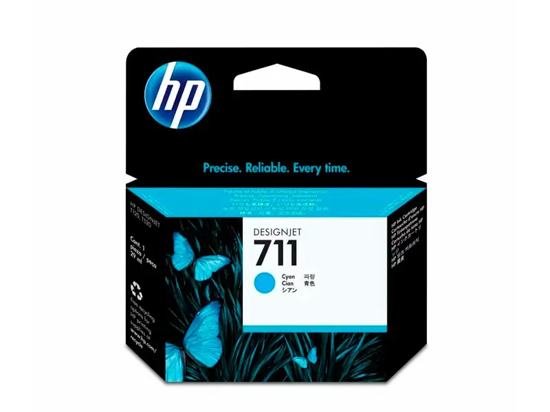 Cartucho de Tinta HP 711 Cian Original 29ml (CZ130A) T120/T520