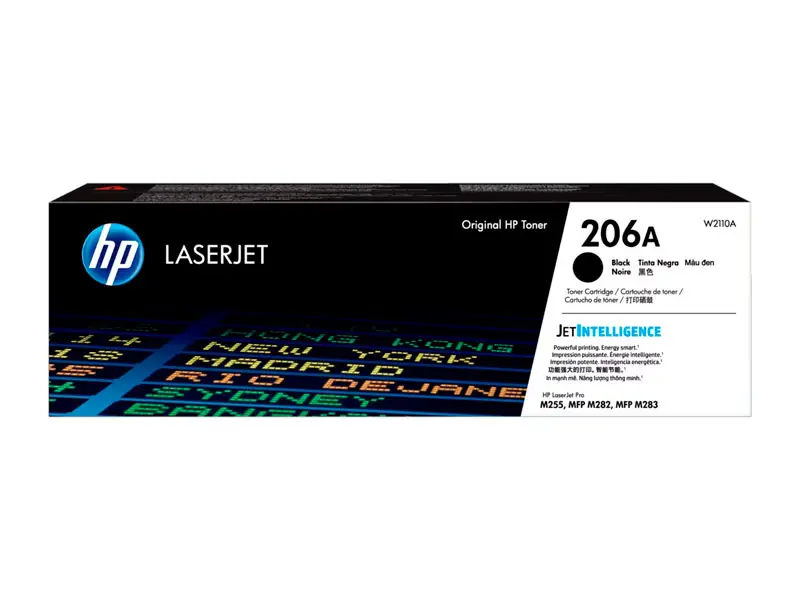 Toner HP 206A W2110A Negro M255 M283fdw 1350 pag
