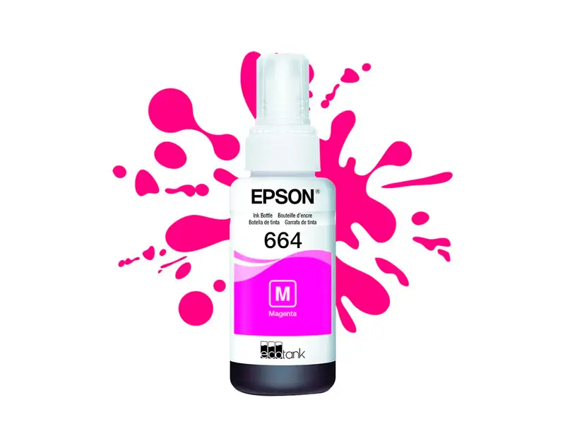 Botella de Tinta Epson T664320 Magenta L200/L300/L455/L565 - Imagen 2