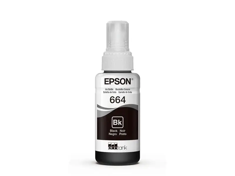 Botella de Tinta Epson T664120 Negro L200/L300/L455/L565