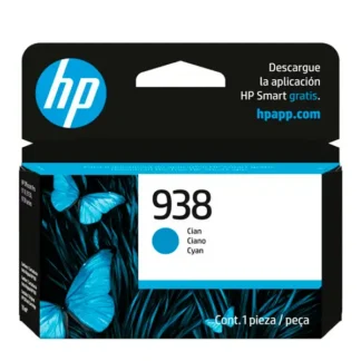 Cartucho de Tinta HP 938 Cyan Original (4S6X5PL) Officejet Pro 9110/9130/9730 rinde 800 Pgs
