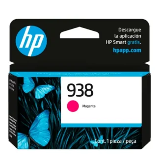 Cartucho de Tinta HP 938 Magenta Original (4S6X6PL) Officejet Pro 9110/9130/9730 rinde 800 Pgs