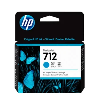 Cartucho de Tinta HP 712A Cian Original 29ml (3ED67A) T250