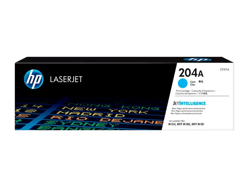 Toner HP 204A CF511A Cian M154 M180nw 900 pag