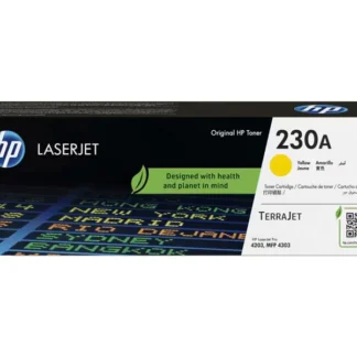 Toner HP 230A W2302A Amarillo 4203 4303 1800 pag