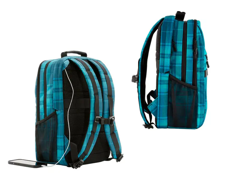 Mochilas 15.6 HP Campus XL Plaid Tartan - Imagen 3