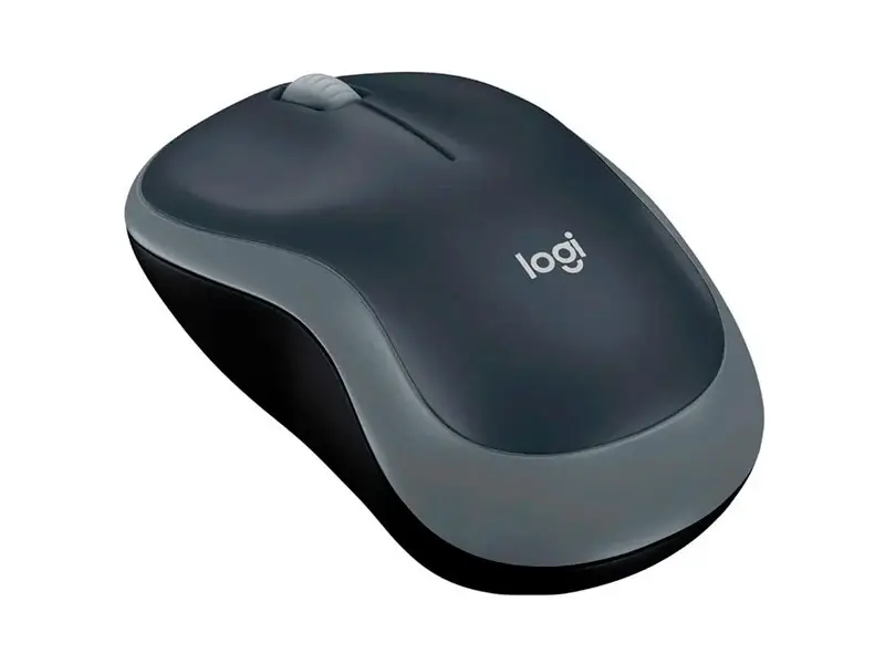 Mouse Logitech M185 Nano Wireless Gray Black - Imagen 2