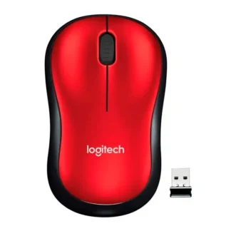 Mouse Logitech M185 Nano Wireless Red