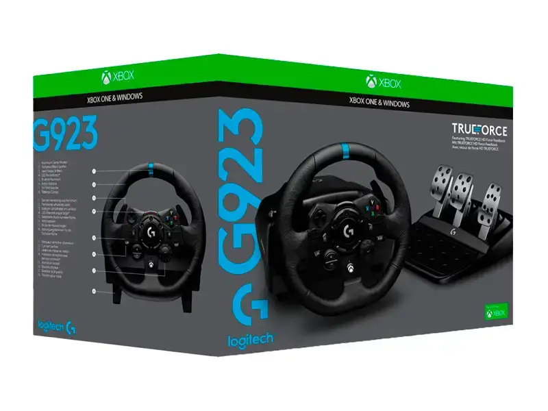 Volante G923 Logitech G con pedal Trueforce para PC/XBOX - Imagen 3