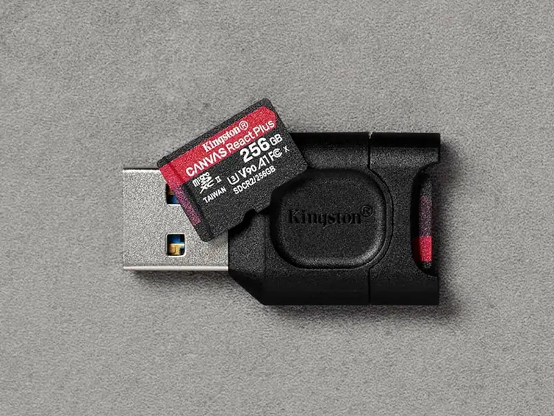Memoria micro SD 256GB Kingston Canvas React Plus (MLPMR2/256GB) - Imagen 3