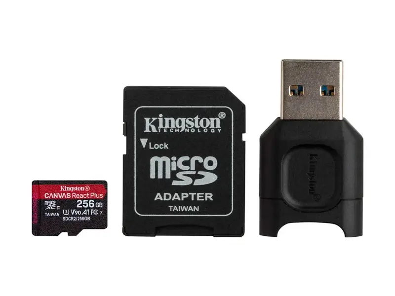 Memoria micro SD 256GB Kingston Canvas React Plus (MLPMR2/256GB) - Imagen 2