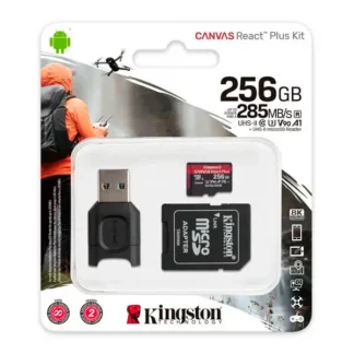 Memoria micro SD 256GB Kingston Canvas React Plus (MLPMR2/256GB)