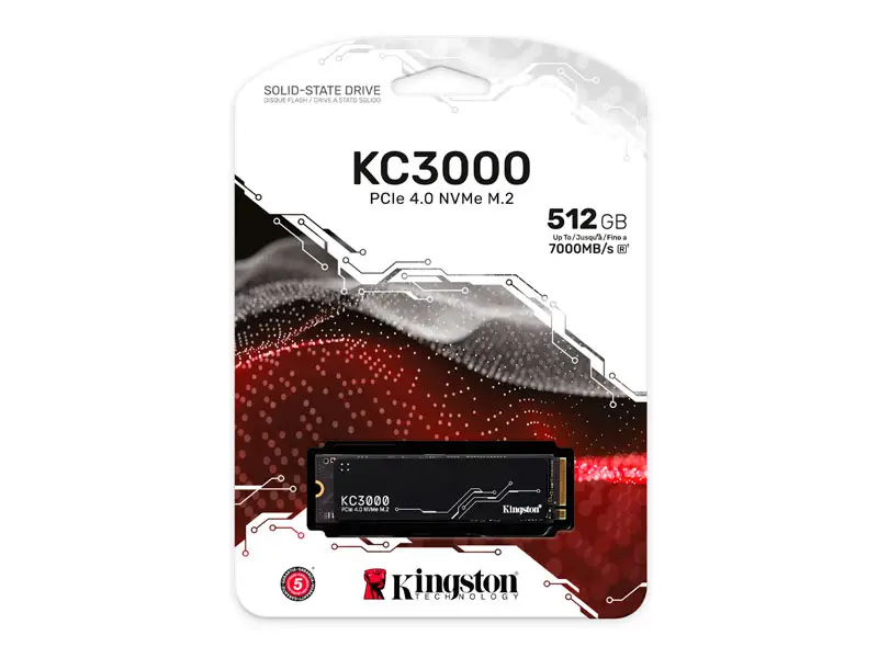 Unidad SSD Interno M.2 Kingston KC3000 512GB PCIe Gen 4.0 NVMe