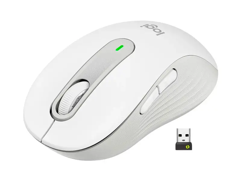 Mouse Logitech Signature M650 Medium Wireless BT Off-white - Imagen 2