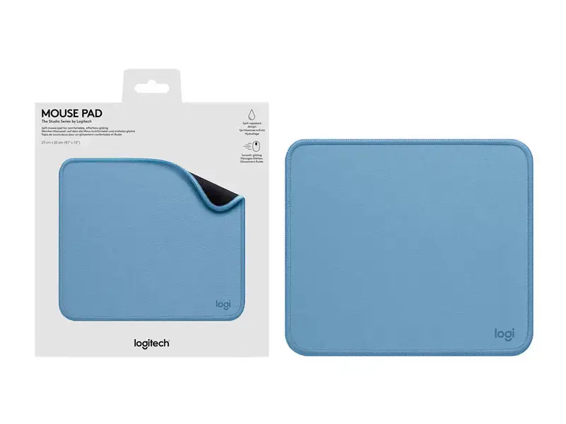 Mouse Pad Logitech Studio Series 200×230 mm Blue Grey - Imagen 3